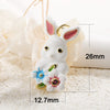 Wholesale Copper Dripping Oil Animal Rabbit Fox Cat Pendant Jewelry
