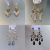 Wholesale Copper Drop Shape Butterfly Tassel Earrings Set With Diamonds Light Luxury Style For Women