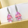 Wholesale Copper Dropshaped Elegant Women's Crystal Earrings