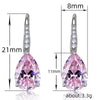 Wholesale Copper Dropshaped Elegant Women's Crystal Earrings