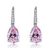 Wholesale Copper Dropshaped Elegant Women's Crystal Earrings
