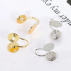 Wholesale Copper Ear Clip Converter Invisible Earrings Electroplated Mosquito Coil Disc Ushaped Ear Clip For Women