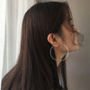Wholesale Copper Earrings Geometric Big Circle Style Electroplated For Female
