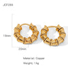 Wholesale Copper Earrings Geometric Personality Creative Electroplated