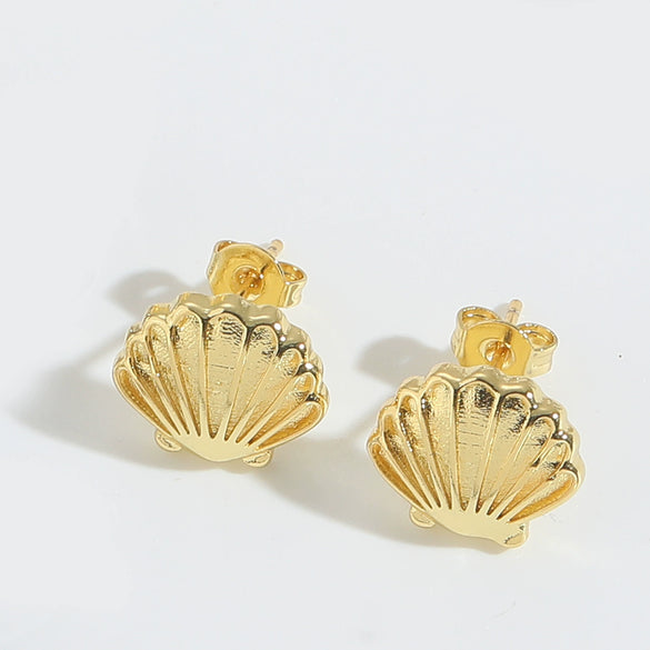 Wholesale Copper Earrings Retro Style Glossy Polished Starfish Shape Turtle Design For Women