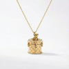Wholesale Copper Electroplated Bear And Bag Shape Pendant Necklace For Women Cute Sweet And Cool Style