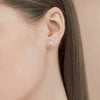 Wholesale Copper Electroplated Bunny And Carrot Earrings For Women In Creamy Sweet Girl Style