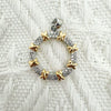 Wholesale Copper Electroplated Inlaid Zircon Pendant Accessories For Women Necklace Bracelet