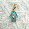Wholesale Copper Electroplated Inlaid Zircon Pendant Accessories For Women Necklace Bracelet