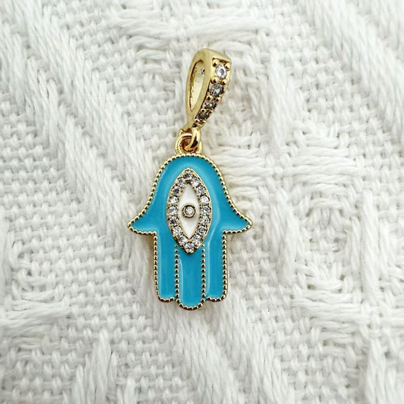 Wholesale Copper Electroplated Inlaid Zircon Pendant Accessories For Women Necklace Bracelet