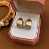 Wholesale Copper Electroplated Letter Geometric Women's Highend Earrings