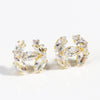 Wholesale Copper Electroplated Letter Style Women's Earrings