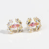 Wholesale Copper Electroplated Letter Style Women's Earrings