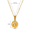 Wholesale Copper Evil Eye Necklace Pendant For Women With Geometric Style And Electroplating Treatment And Ochain