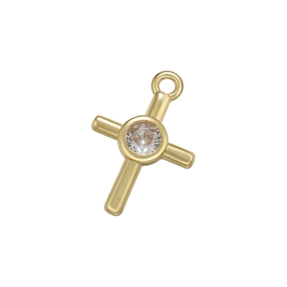 Wholesale Copper Fashion Pendant Collection With Micropaved Zircon Star Moon Cross And Heartshaped Designs Electroplated