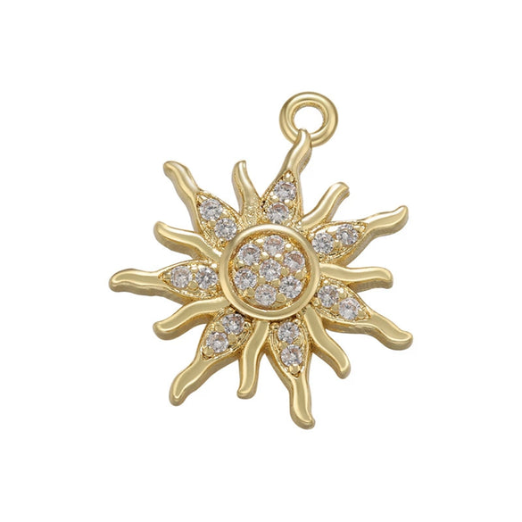 Wholesale Copper Fashion Pendant Collection With Micropaved Zircon Star Moon Cross And Heartshaped Designs Electroplated