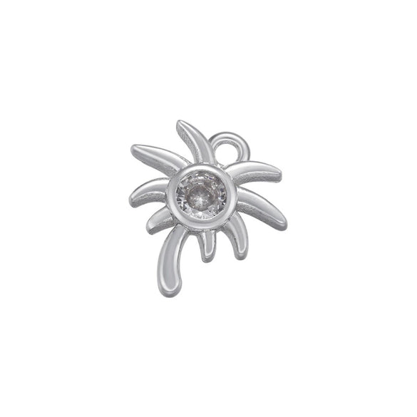 Wholesale Copper Fashion Pendant Collection With Micropaved Zircon Star Moon Cross And Heartshaped Designs Electroplated