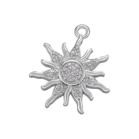 Wholesale Copper Fashion Pendant Collection With Micropaved Zircon Star Moon Cross And Heartshaped Designs Electroplated