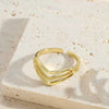 Wholesale Copper Fivepointed Star Design Electroplated Ring For Women