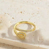 Wholesale Copper Fivepointed Star Design Electroplated Ring For Women