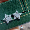Wholesale Copper Fivepointed Star Earrings For Women