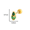 Wholesale Copper Flower Bow Heart Cartilage Puncture Ear Bone Nail For Women Fashion Style