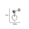 Wholesale Copper Flower Bow Heart Cartilage Puncture Ear Bone Nail For Women Fashion Style
