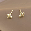 Wholesale Copper Geometric Cross Earrings For Men And Women With Electroplating