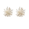 Wholesale Copper Geometric Dandelion Earrings Retro Elegant Electroplating For Women