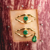 Wholesale Copper Geometric Devil's Eye Pendant Necklace With Electroplating