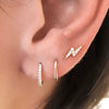 Wholesale Copper Geometric Diamond Earrings