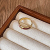 Wholesale Copper Geometric Dripping Oil Open Ring For Women Elegant New Style
