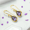 Wholesale Copper Geometric Drop Earrings For Women Simple And Natural Style