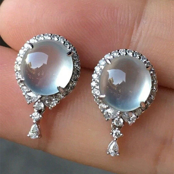Wholesale Copper Geometric Drop Earrings With Electroplating Treatment