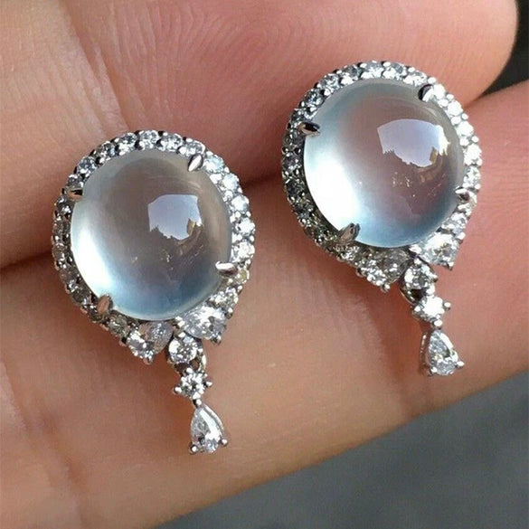Wholesale Copper Geometric Drop Earrings With Electroplating Treatment