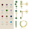 Wholesale Copper Geometric Earrings With Diamond Design