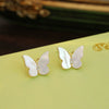 Wholesale Copper Geometric Heart Stud Earrings For Women With Electroplating Treatment