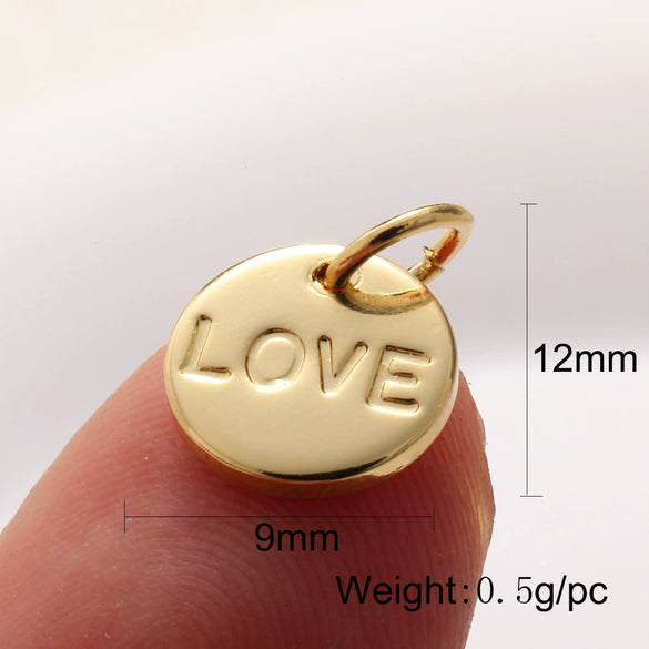 Wholesale Copper Geometric Heartshaped Star Jewelry Pendant With Electroplating