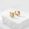 Wholesale Copper Geometric Inlaid Zircon Women's Small Square Earrings Light Luxury Simple Fashion