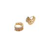 Wholesale Copper Geometric Inlaid Zircon Women's Small Square Earrings Light Luxury Simple Fashion