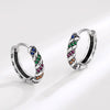 Wholesale Copper Geometric Irregular Men's Ear Studs With Electroplating Treatment