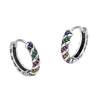 Wholesale Copper Geometric Irregular Men's Ear Studs With Electroplating Treatment