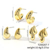 Wholesale Copper Geometric Irregular Women's Earrings Threepiece Set Retro Highend Allmatch Niche Exquisite