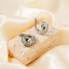 Wholesale Copper Geometric Microinlaid Zircon Earrings For Women
