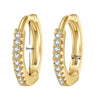Wholesale Copper Geometric Micropaved Zircon Earrings For Women