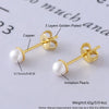 Wholesale Copper Geometric Minimalist Electroplated Women's Earrings