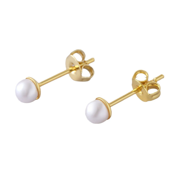 Wholesale Copper Geometric Minimalist Electroplated Women's Earrings