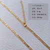 Wholesale Copper Geometric Retro Cross Pendant Necklace 18K Gold Plated Hip Hop Style