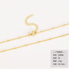 Wholesale Copper Geometric Retro Cross Pendant Necklace 18K Gold Plated Hip Hop Style