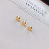 Wholesale Copper Geometric Round Earrings Accessories With Hanging Electroplating Elements